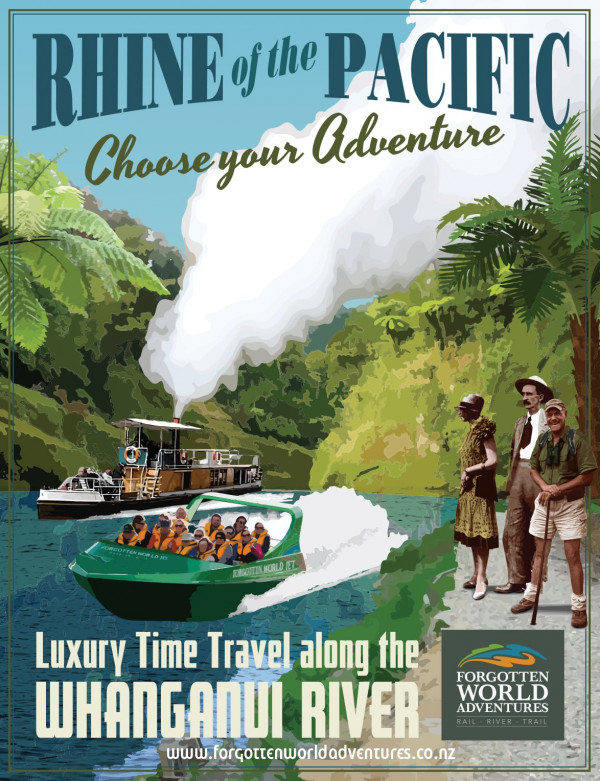 Luxury Time Travel Poster for Forgotten World Adventures